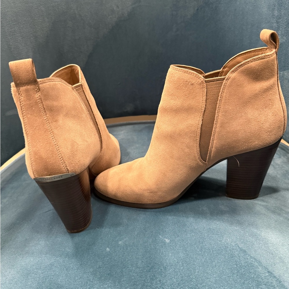 Michael Kors Brandy Ankle Booties TAN